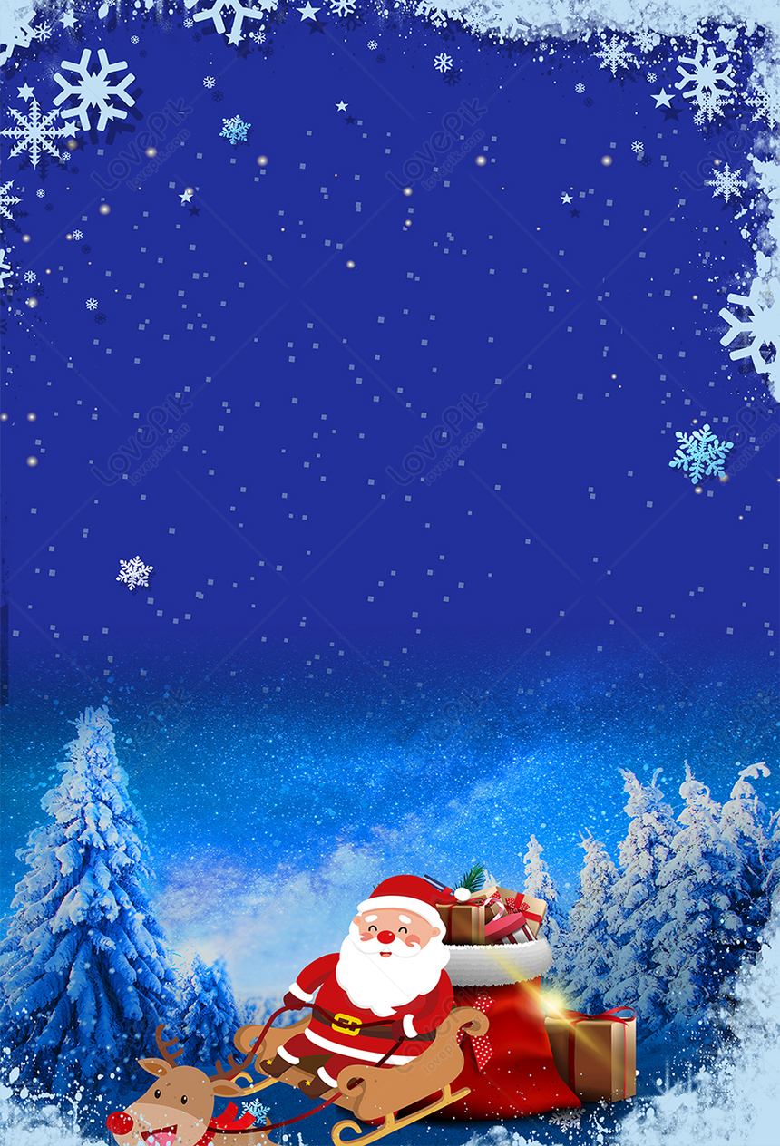 Detail Background Biru Natal Nomer 12