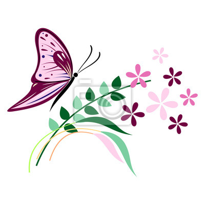 Detail Bilder Mit Blumen Und Schmetterlingen Nomer 12