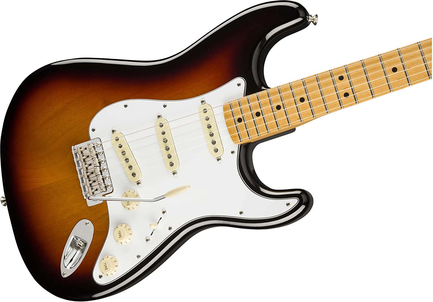 Detail Fender Jimi Hendrix Stratocaster Sunburst Nomer 3