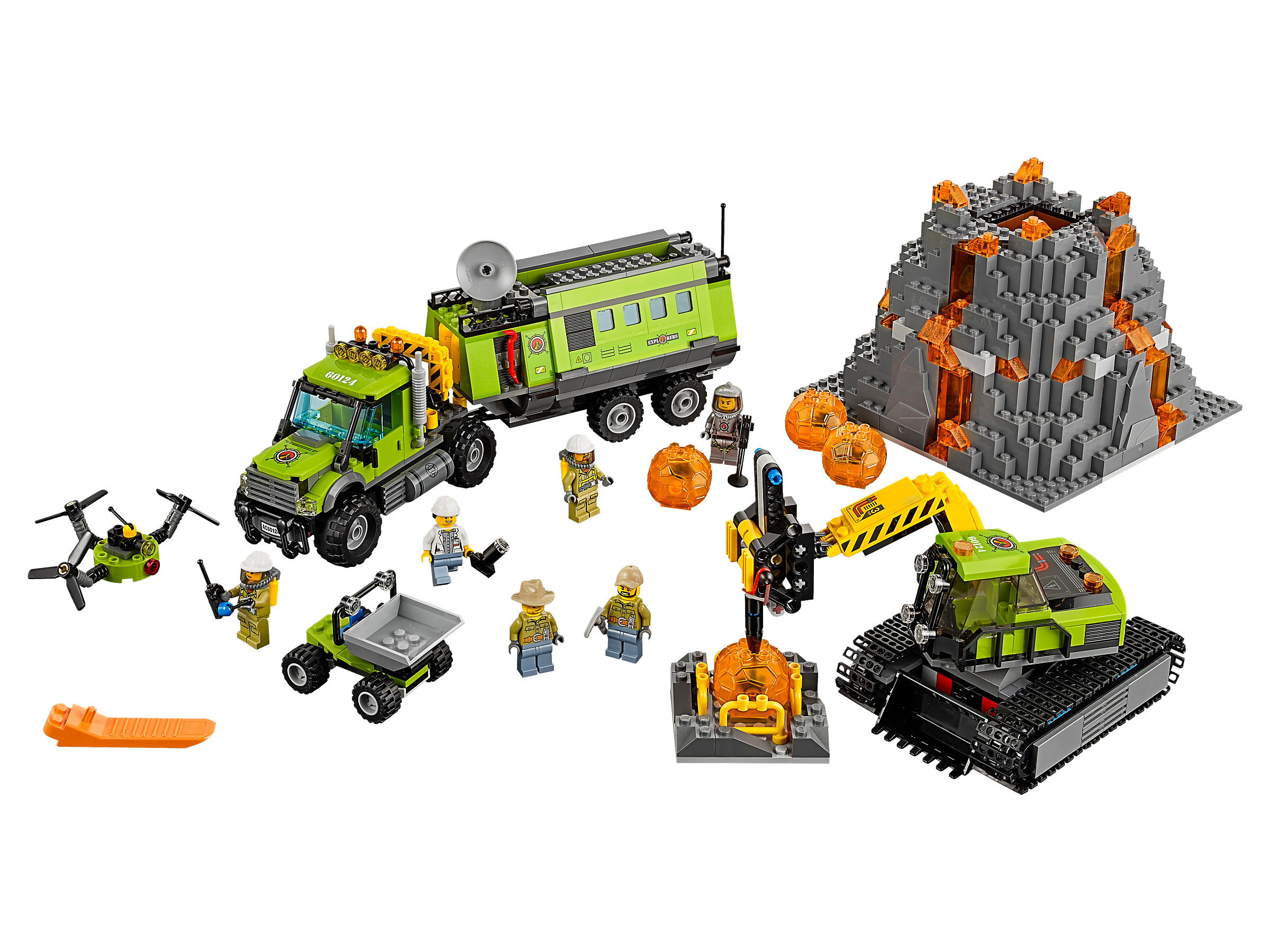 Detail Lego Vulkanforscher Set Nomer 9