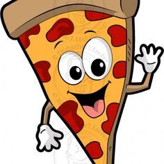 Pizza Cartoon Clipart - KibrisPDR