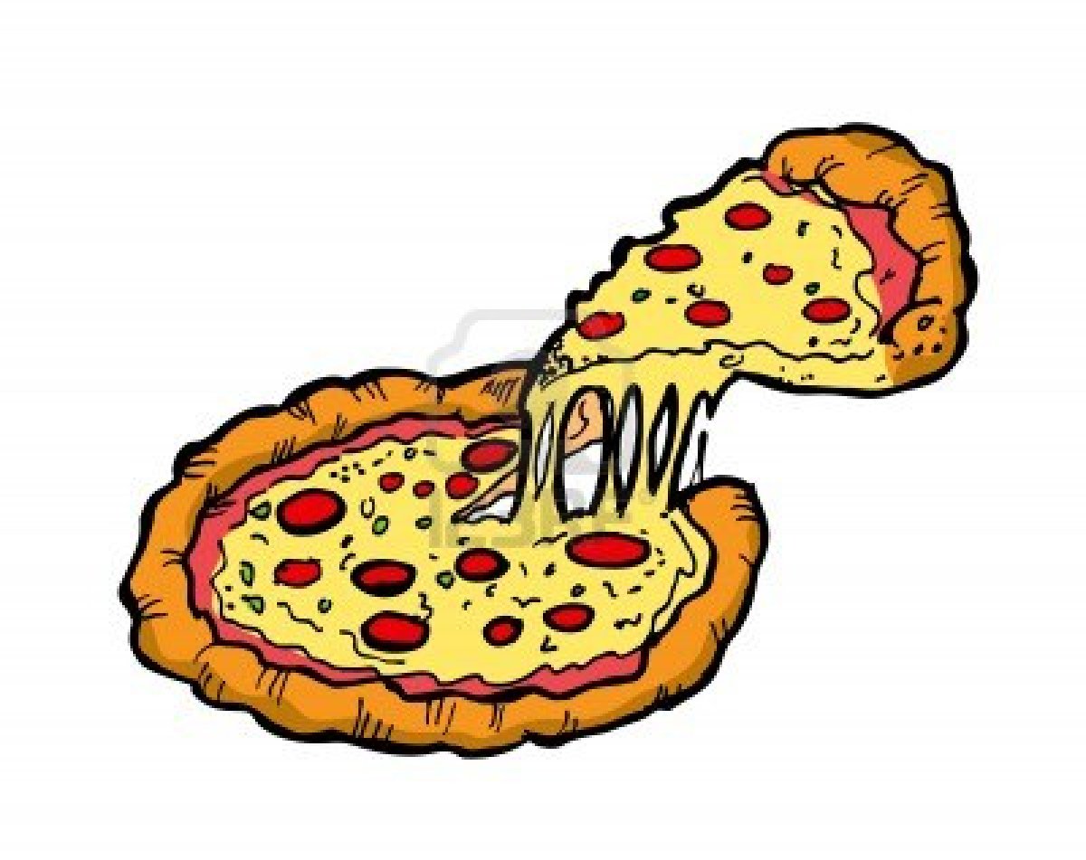 Detail Pizza Cartoon Clipart Nomer 8