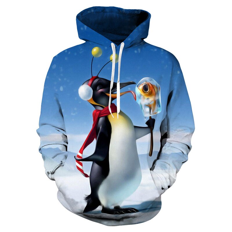 Detail Pullover Weihnachten Pinguin Nomer 19