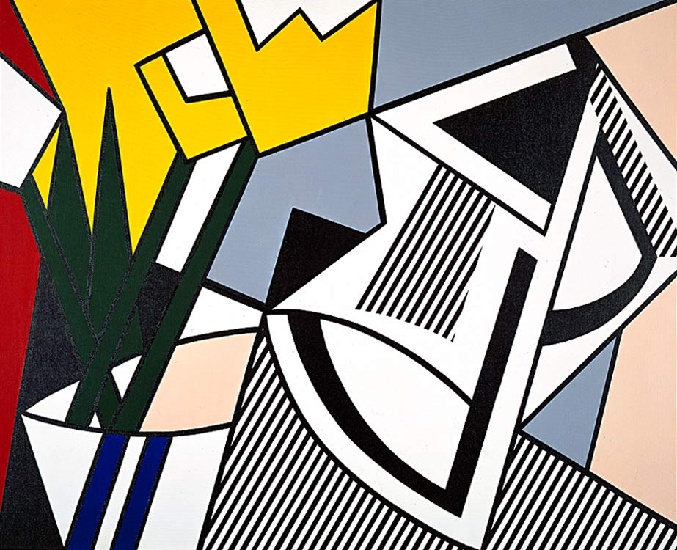 Detail Roy Lichtenstein Still Life With Palette Nomer 17