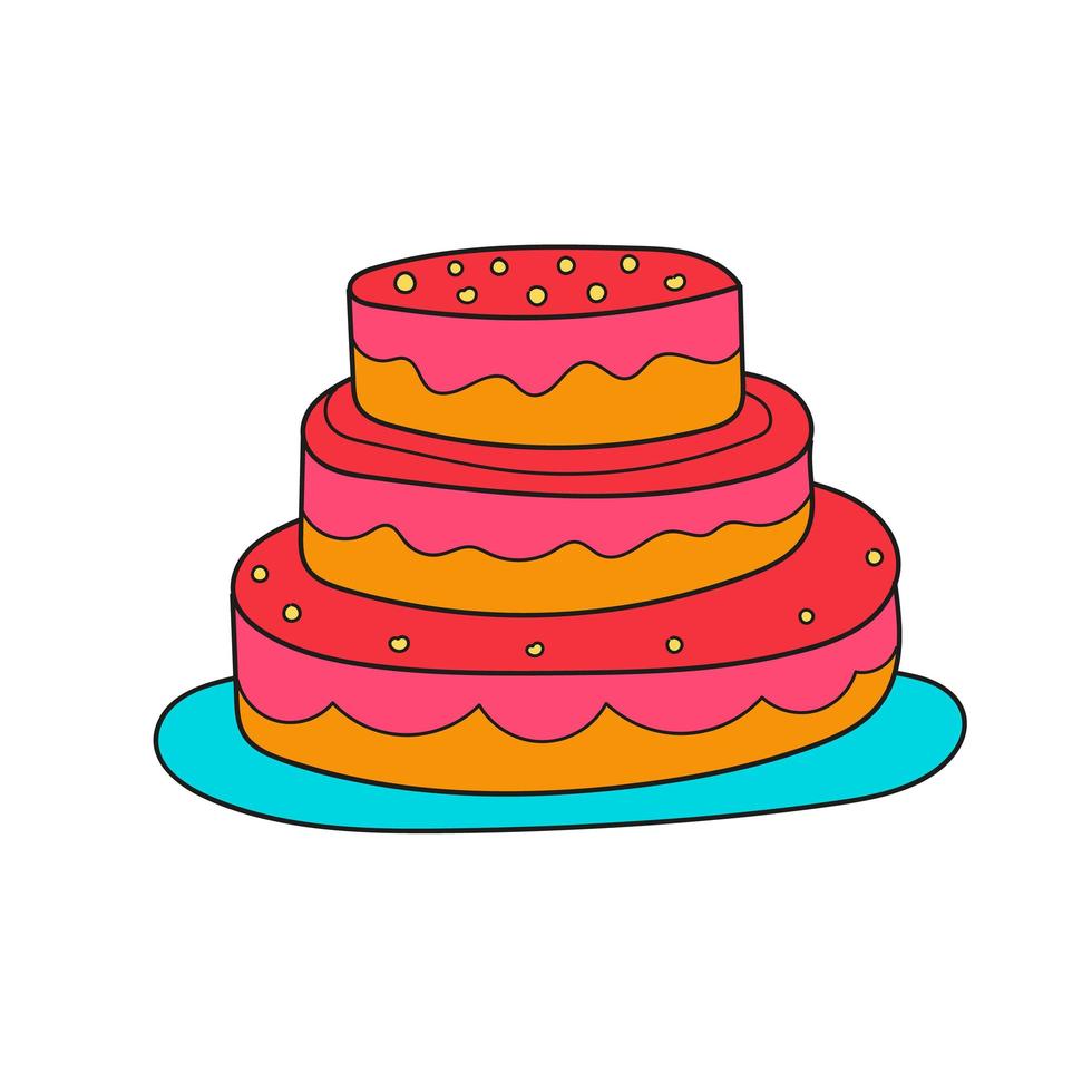 Detail 3 Layer Cake Design Nomer 17
