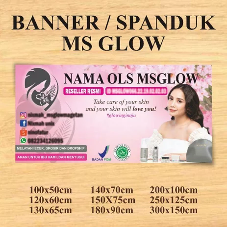 Detail Download Banner Ms Glow Cdr Nomer 30