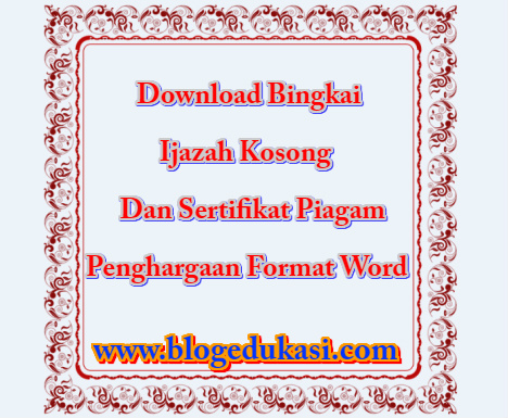 Detail Download Bingkai Ijazah Format Word Nomer 3