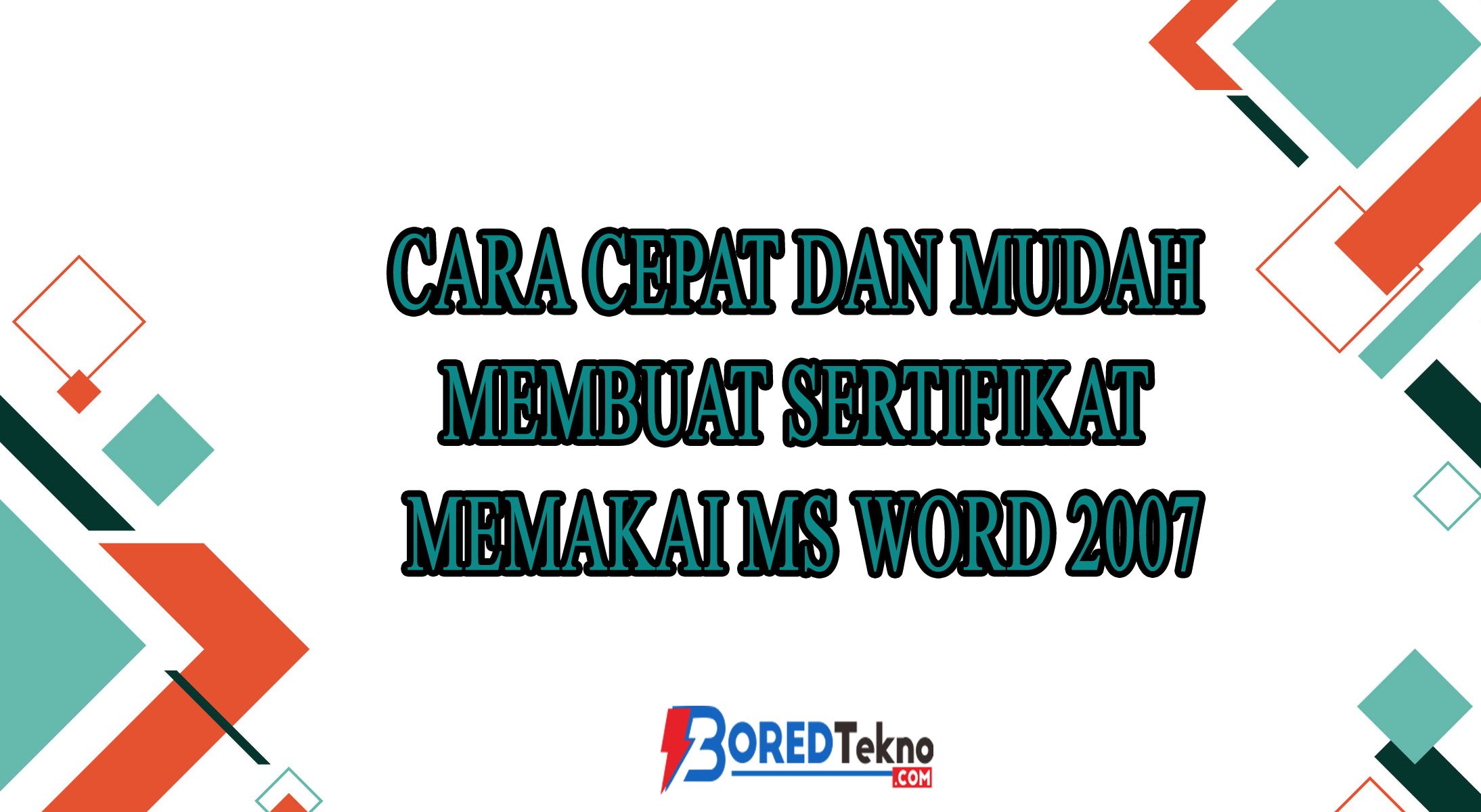 Detail Download Bingkai Sertifikat Ms Word 2007 Nomer 50