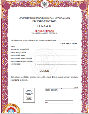 Detail Download Blangko Ijazah Sma Kosong Word Nomer 20