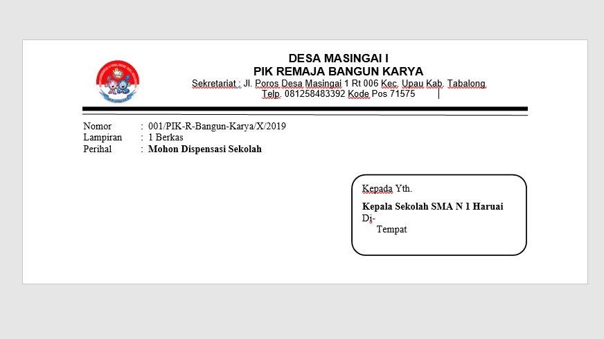 Detail Download Contoh Kop Surat Perusahaan Nomer 5