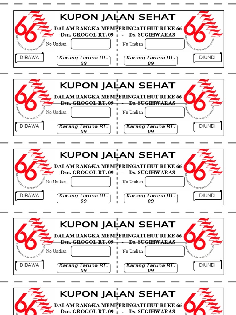 Detail Download Contoh Kupon Undian Nomer 23