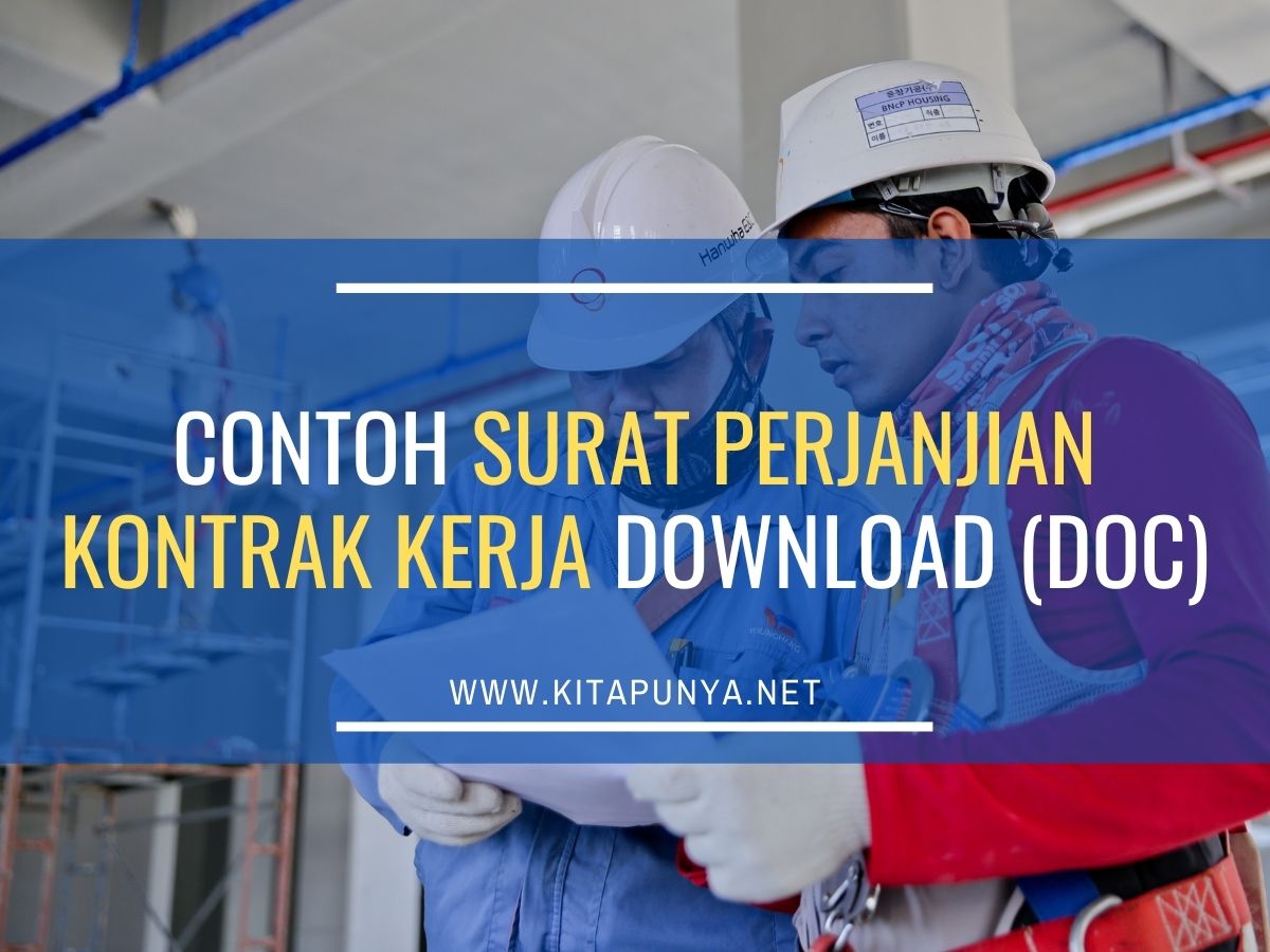 Detail Download Contoh Surat Kontrak Kerja Nomer 43