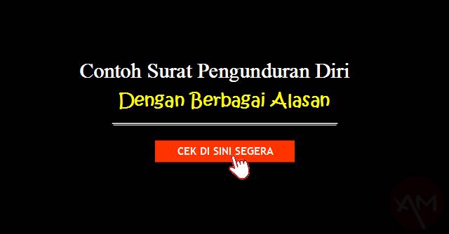Detail Download Contoh Surat Pengunduran Diri Nomer 56