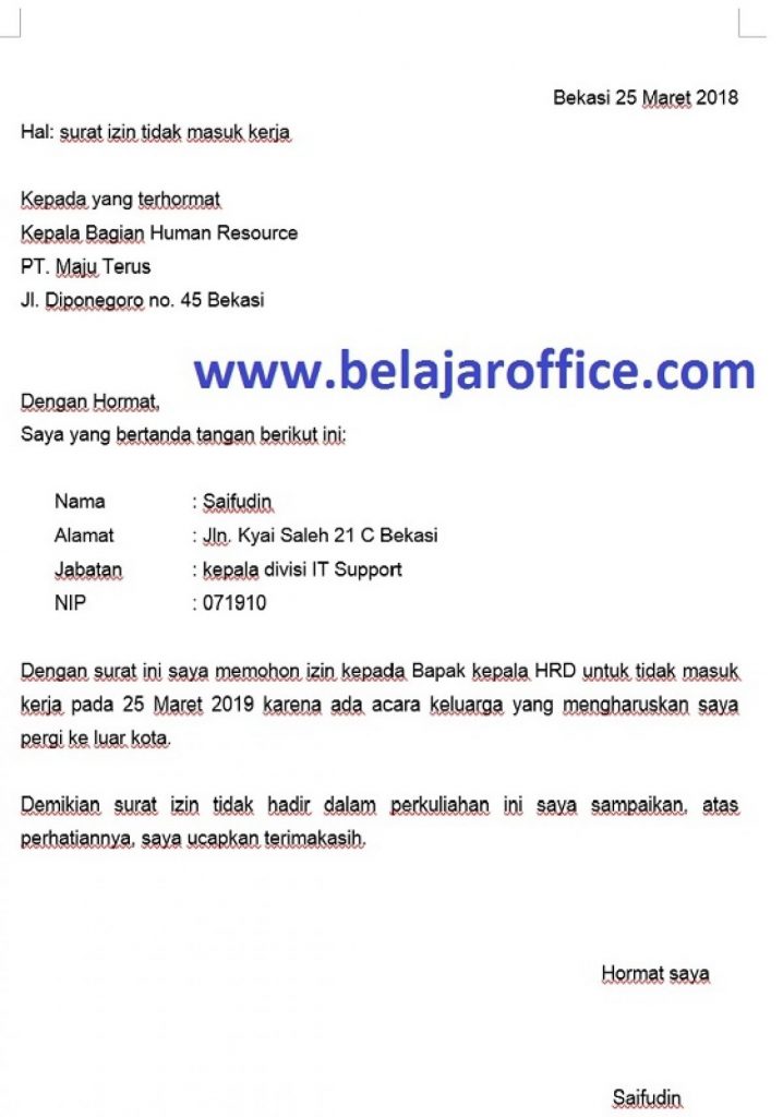 Detail Download Contoh Surat Permohonan Nomer 24