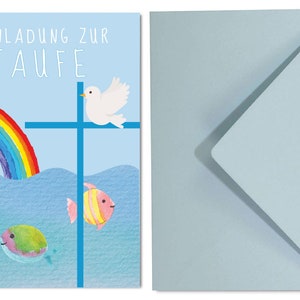 Detail Einladung Taufe Regenbogen Nomer 10