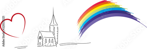 Detail Einladung Taufe Regenbogen Nomer 12
