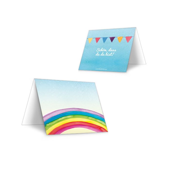 Detail Einladung Taufe Regenbogen Nomer 16