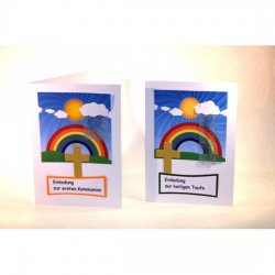 Detail Einladung Taufe Regenbogen Nomer 23