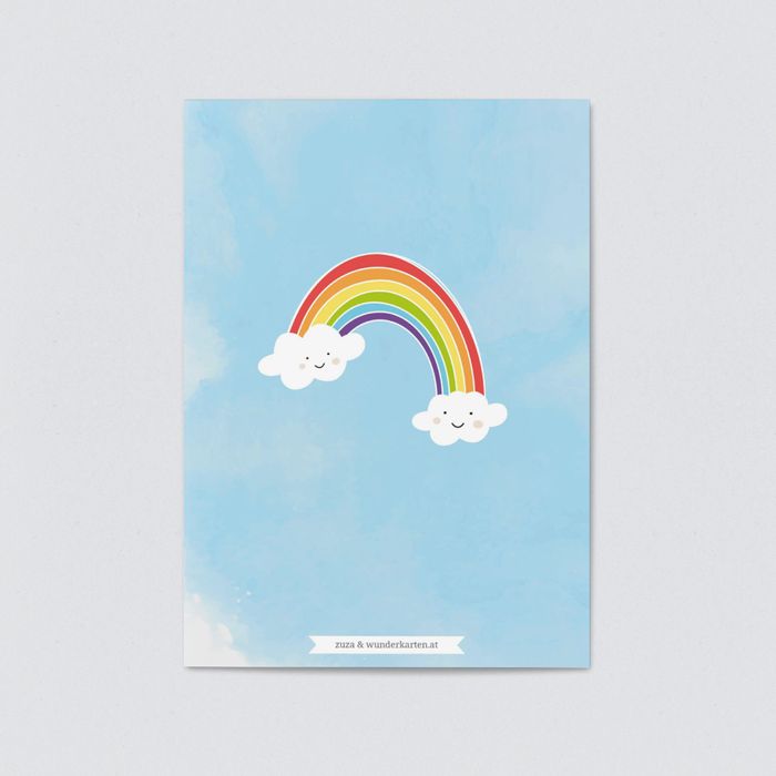 Detail Einladung Taufe Regenbogen Nomer 6