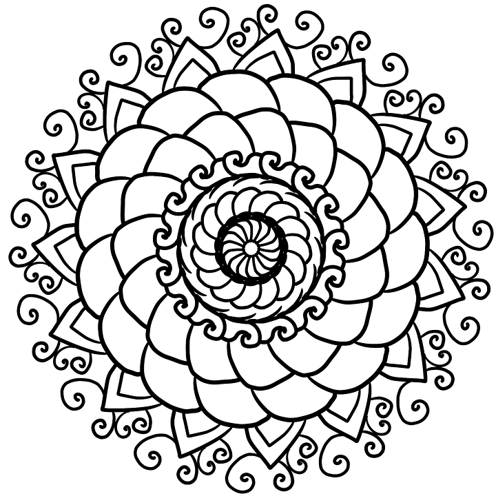Detail Mandala Einfach Blumen Nomer 7