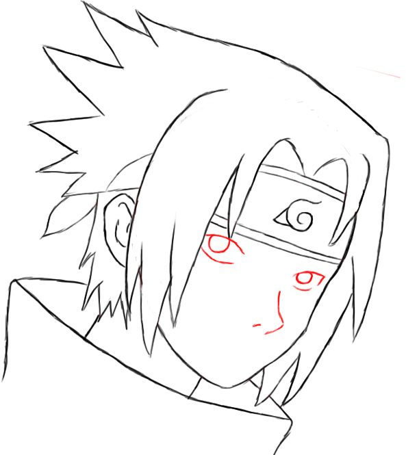 Detail Sasuke Realistic Drawing Nomer 2
