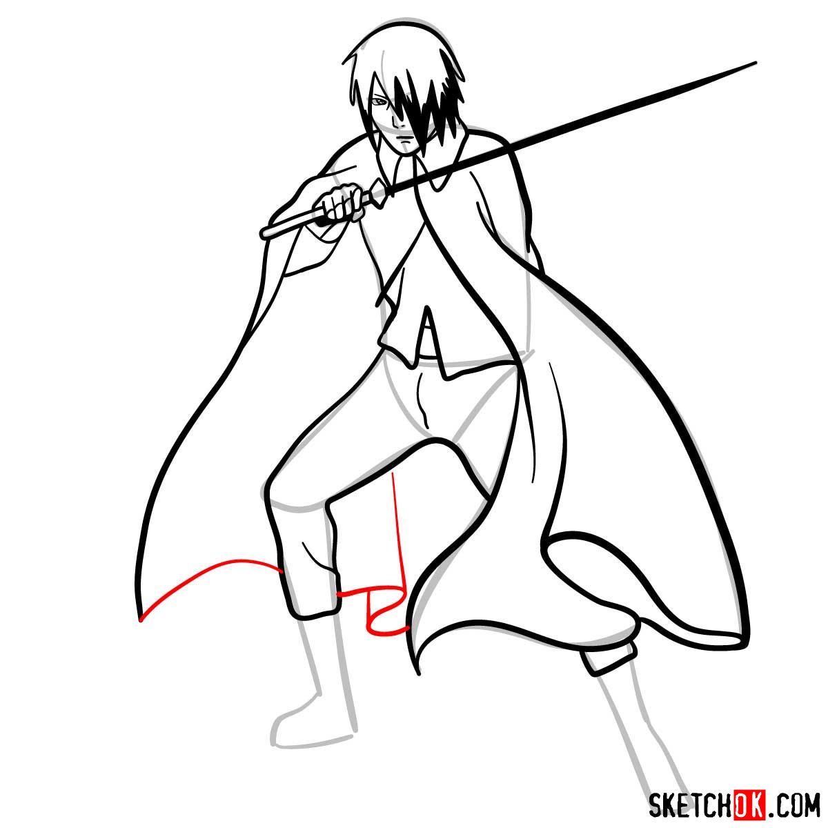 Detail Sasuke Realistic Drawing Nomer 20