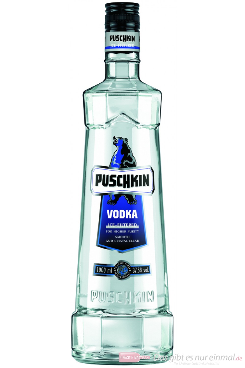 Detail Schwarze Vodka Flasche Nomer 16