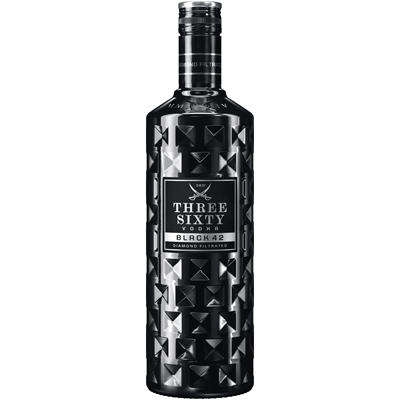 Detail Schwarze Vodka Flasche Nomer 5