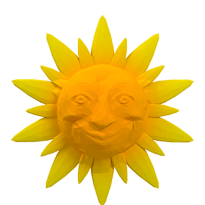 Sun 3d Model - KibrisPDR