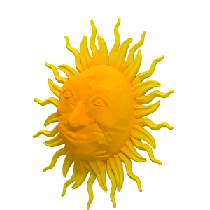 Detail Sun 3d Model Nomer 15