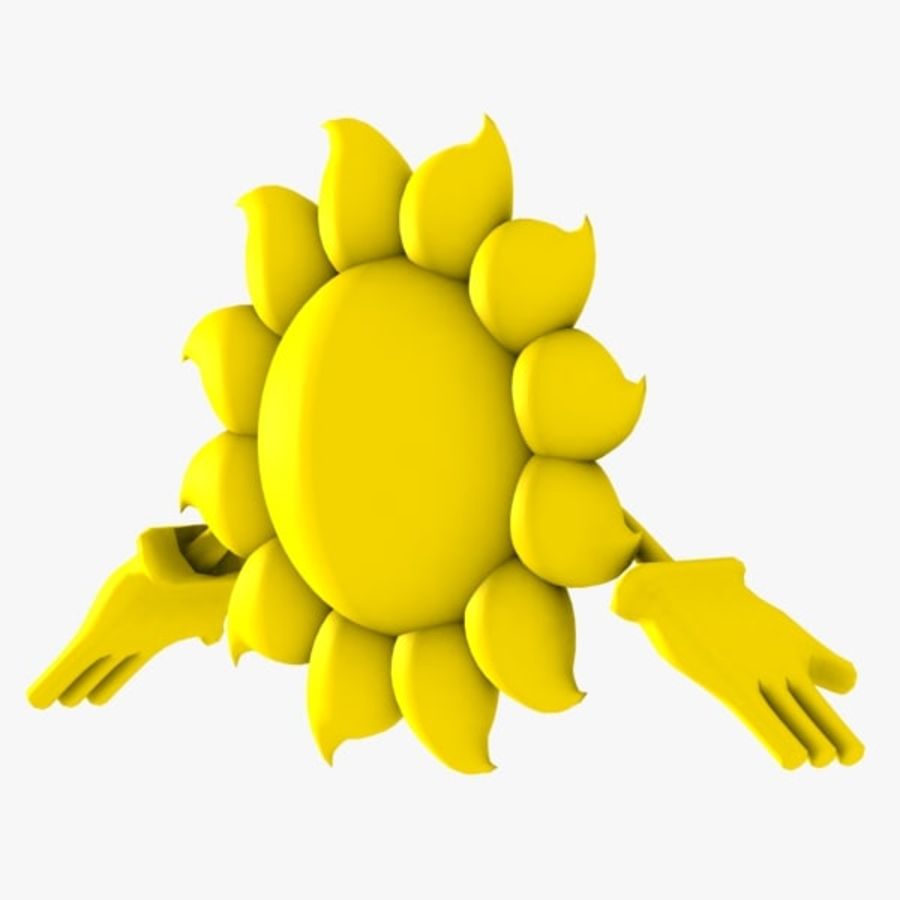 Detail Sun 3d Model Nomer 21