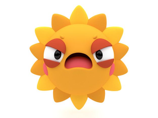 Detail Sun 3d Model Nomer 26