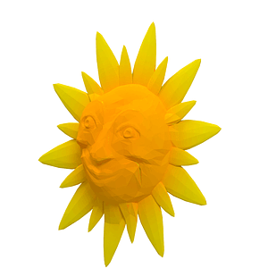 Detail Sun 3d Model Nomer 4