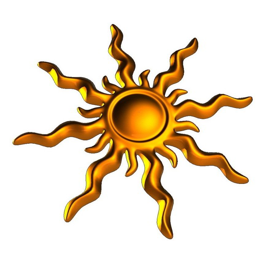Detail Sun 3d Model Nomer 6