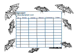 Detail Vorlage Stundenplan Grundschule Nomer 17