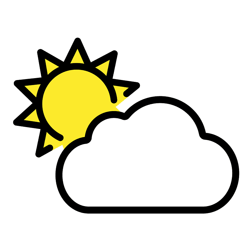 Wolke Mit Sonne Clipart - KibrisPDR