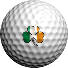 Detail Shamrock Golf Ball Stamp Nomer 4