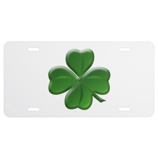 Detail Shamrock License Plate Nomer 40