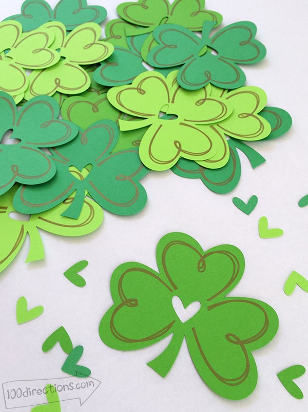 Detail Shamrock Paper Cutouts Nomer 41