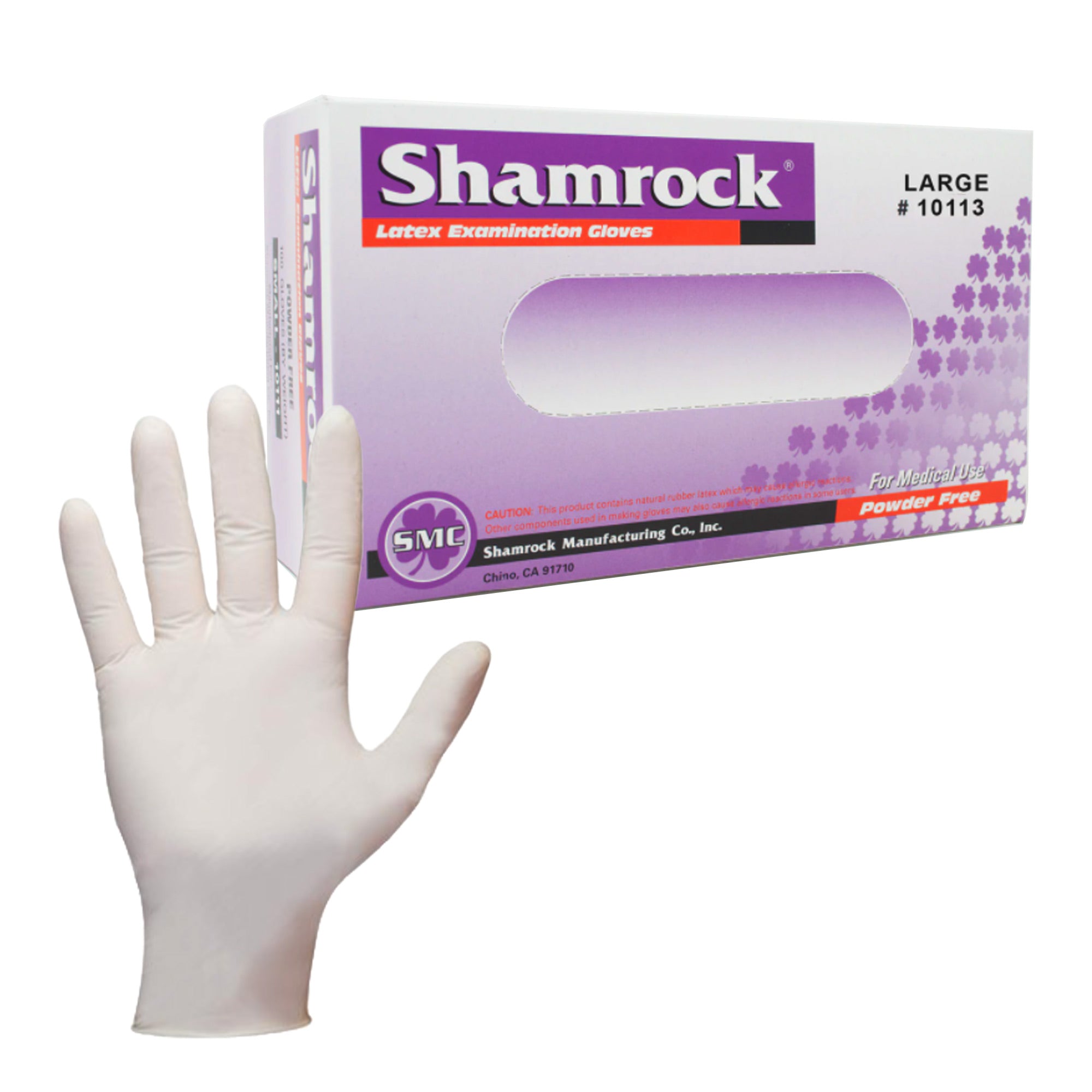 Detail Shamrock Powder Free Gloves Nomer 22