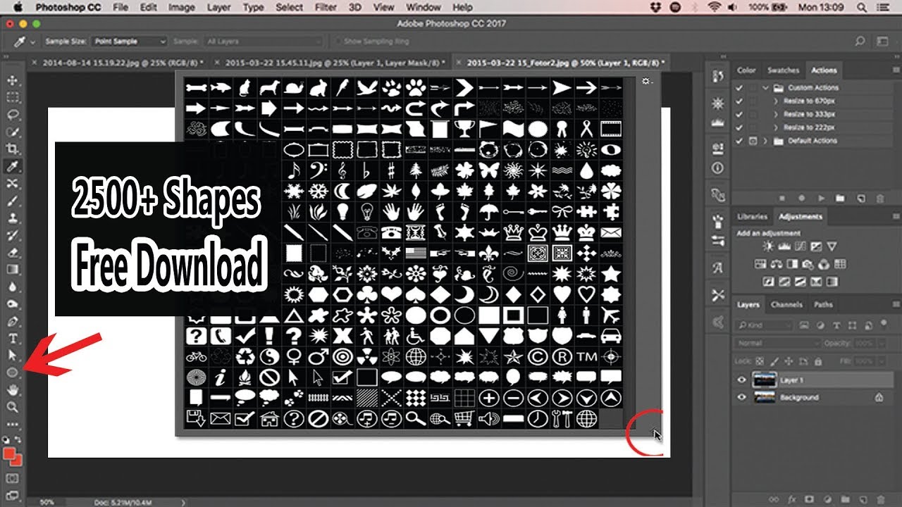Detail Shape Tool Photoshop Cs6 Download Logo Nomer 45