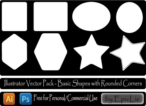 Detail Shape Vector Free Download Nomer 9