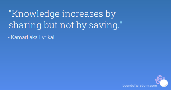 Detail Sharing Knowledge Quotes Nomer 15