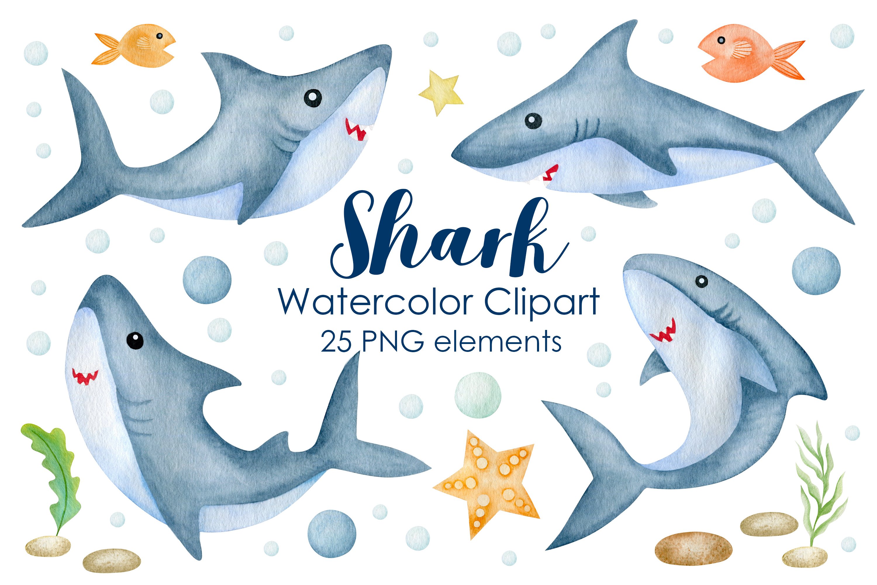 Detail Shark Clipart Nomer 37