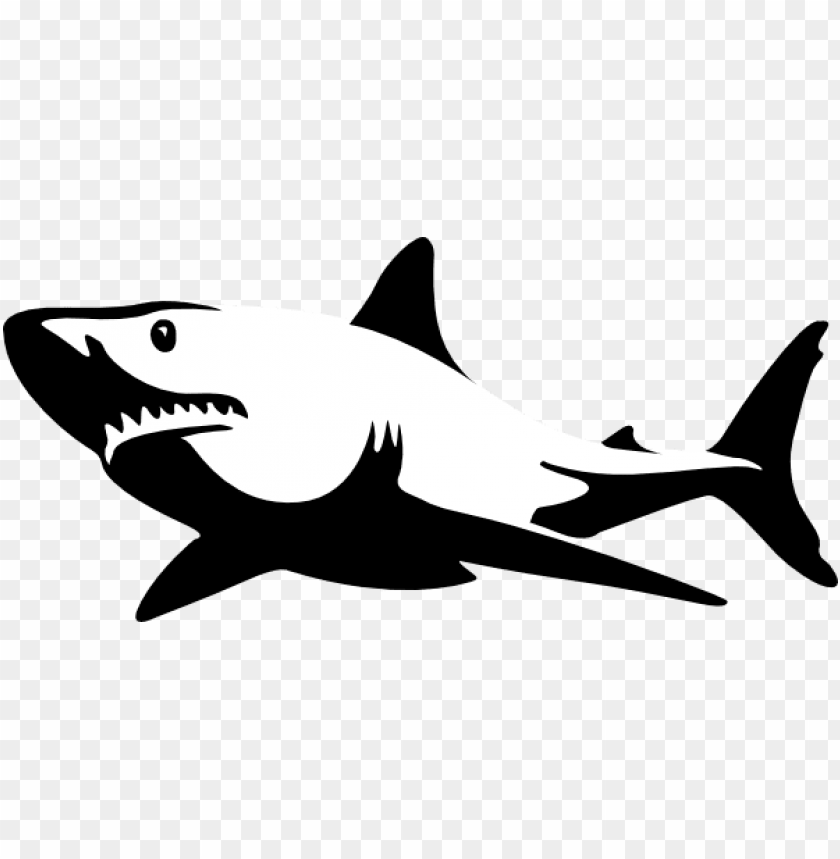 Detail Shark Clipart Transparent Nomer 25