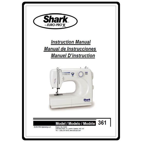 Detail Shark Euro Pro Sewing Machine Nomer 27