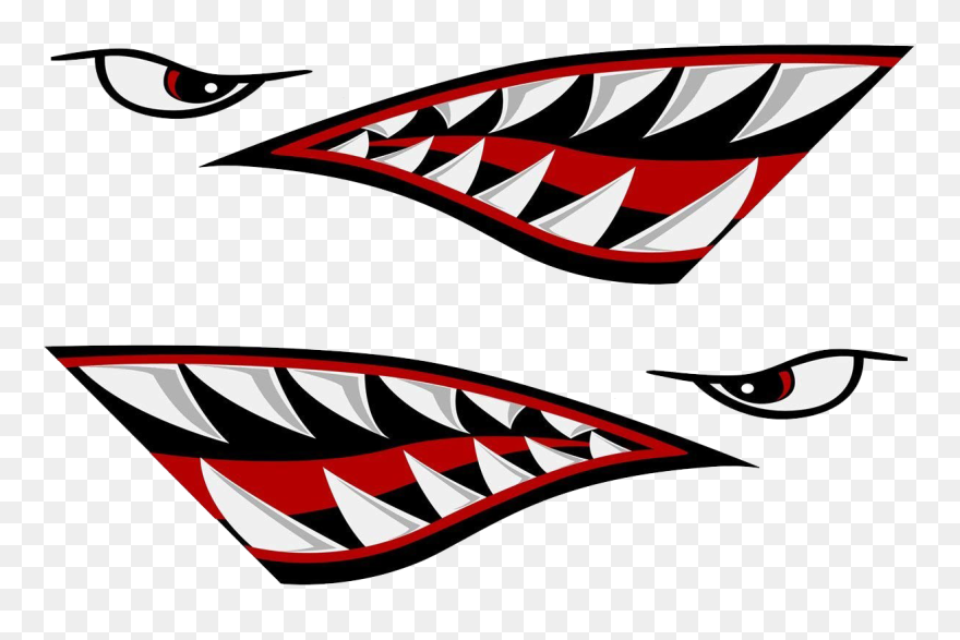 Detail Shark Teeth Clipart Nomer 22