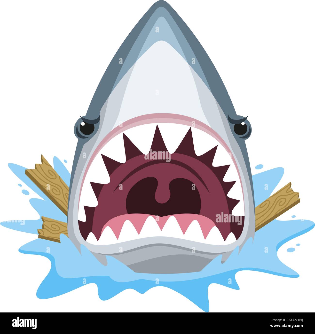 Detail Shark Teeth Clipart Nomer 36