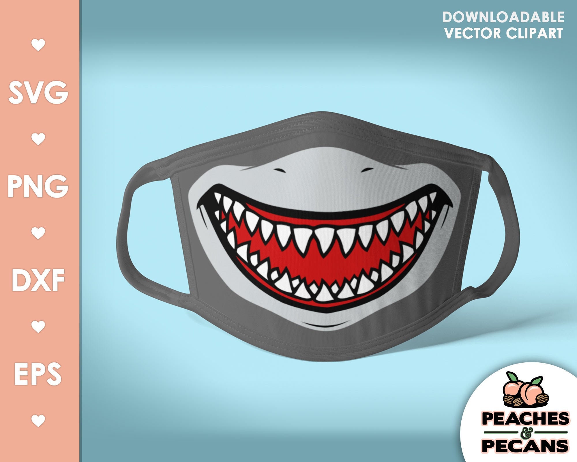 Detail Shark Teeth Clipart Nomer 52
