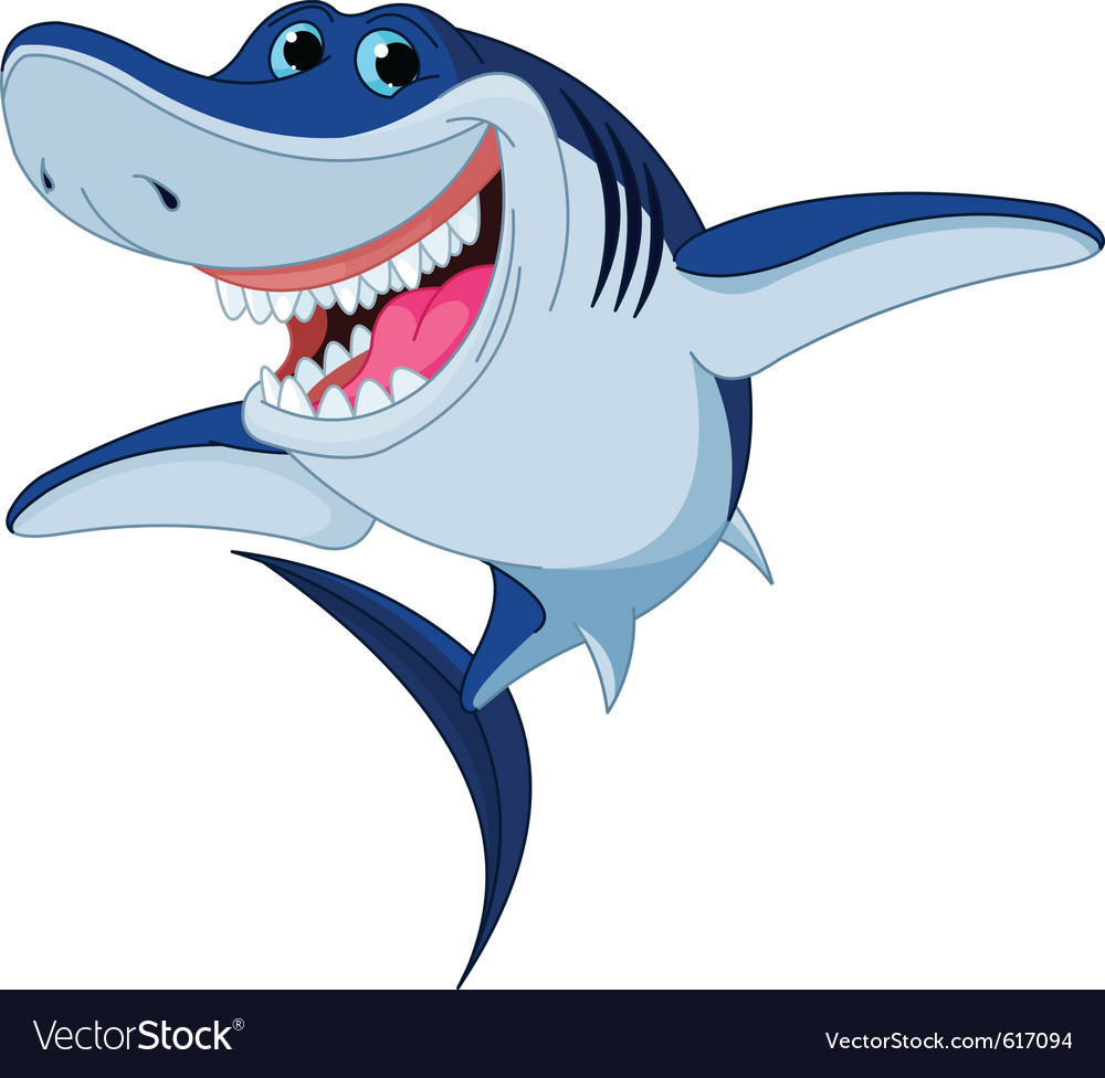 Detail Shark Vector Image Nomer 30